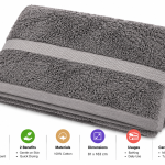 Dream Bath Sheet 81X163 Cm 450Gsm Dark Grey