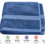 Dream Face Towel 50X100 Cm 450Gsm Moon Light Blue