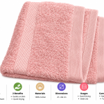 Dream Hand Towel 41X66 Cm 450Gsm Chalk Pink