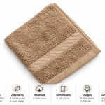 Dream Wash Cloth 33X33 Cm 450 Gsm Doeskin