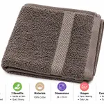 Dream Wash Cloth 33X33 Cm 450 Gsm Dark Grey