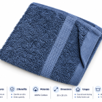Dream Wash Cloth 33X33 Cm 450 Gsm Moon Light Blue