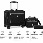 WIRES & WHEELS TROLLEY WITH LUNCH BAG + PENCIL CASE + LUNCH BOX BLACK MS Department Store Oman