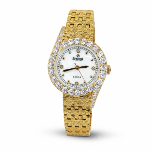 Sveston Lucia Women’s Crystal-Embellished Analog Bracelet Watch MS Department Store Oman