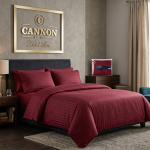 Cannon Stripe 200Tc Bed Sheet Single 2Pc 168X250 MS Department Store Oman