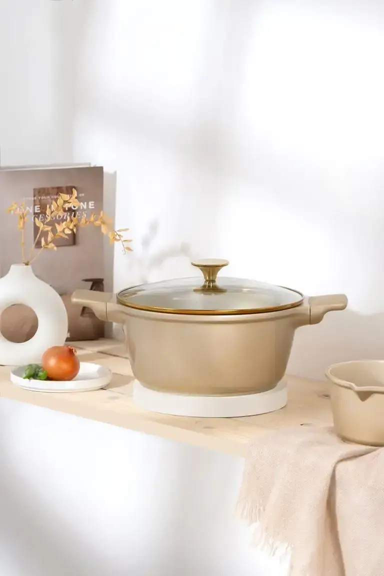 Parla Home 9 Pcs Stream Series Crystal Ceramic Cookwaregold MS Department Store Oman