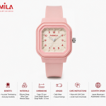 Panmila Pink Case +White Strap MS Department Store Oman