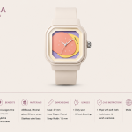 Panmila White Case+Colorful Dial MS Department Store Oman