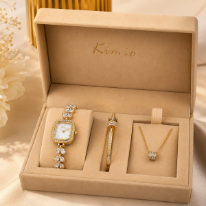 Kimio Gold Plating+White Dial MS Department Store Oman