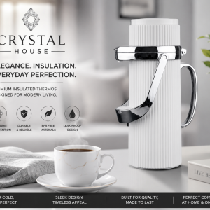 Crystal Teapot Airbag 1.9 L White W/Sr 1*6 MS Department Store Oman