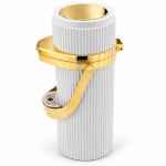 Crystal House Teapot Airbag 1.9 Light Off White With Gold Accents 1×6