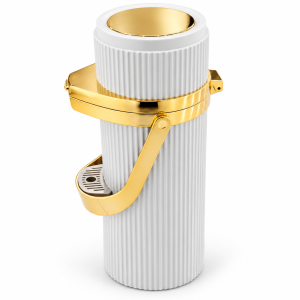 Crystal House Teapot Airbag 1.9 Light Off White With Gold Accents 1×6