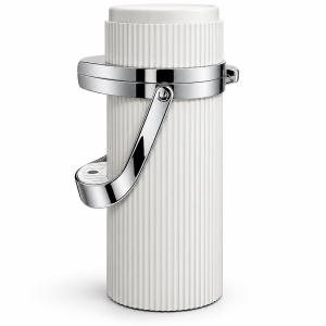 Crystal House Teapot Airbag 1.9 Loff White With Silver Accents 1×6
