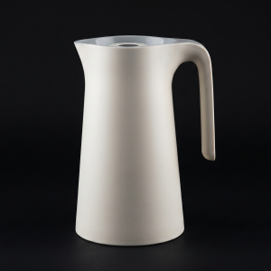 Crystal Vacuum Flask - Beige Silver ) 1 * 12 ( 1 Liter ) MS Department Store Oman