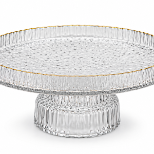 Elite Houseware Fruit Bowl Glass Gilded MS Department Store Oman