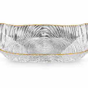 Elite Houseware Deep Glass Fruit Bowl MS Department Store Oman