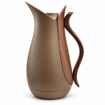 Crystal House Vacuum Flask 1.0L Dark Brown+Wood2 1×12