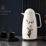 Crystal Vacuum Flask - Beige+Brown J1*12 MS Department Store Oman