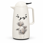 Crystal House Vacuum Flask 1.0L- Milk White