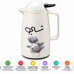 Crystal House Vacuum Flask - Milk White J1×12