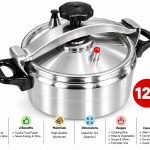 Elite Houseware Aluminum Pressure Cooker 12 Liters MS Department Store Oman