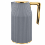 Regal1.0Ltr.  Plastic Body Silver Vacuum Flask [Glass Liner]