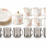 Regal20Pcs. Set  [6Pcs. Each Of Cups, Saucers, Cawa
Cups + Sugar Bowl With Lid]