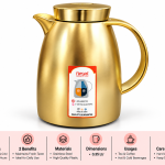 Regall 0.35Ltr. Plastic Body Flask Chrome Body - Mattgungrey