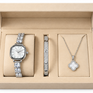 Kimio Women'S Silver Plating+White Band
