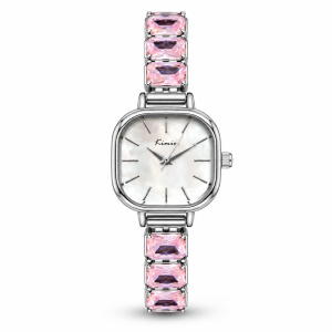 Kimio Women'S Silver Plating+Blue Dial