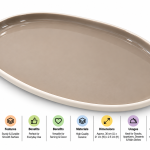 Elite Houseware Porcelain Plate MS Department Store Oman