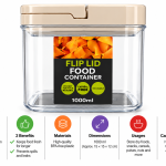 Elite Houseware Food Storage Container 1000 Ml MS Department Store Oman