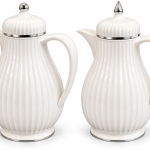 Regal0.35 & 0.6 Ltr. Vacuum Flask Set - Ivory With
Silver