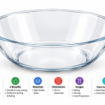Elite Houseware Medium Glass Bowl MS Department Store Oman
