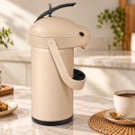 Crystal House Airpot 1.9L Mocha Cream 1×6