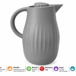 Crystal House Vacuum Jug 1.0L- Dark Grey