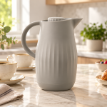 Crystal House Vacuum Jug 1.0L- Dark Grey
