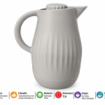 Crystal House Vacuum Jug 1.0L -Ash