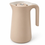 Crystal House Beige Vacuum Jug With Ergonomic Handle And Push-Button Lid  2×1