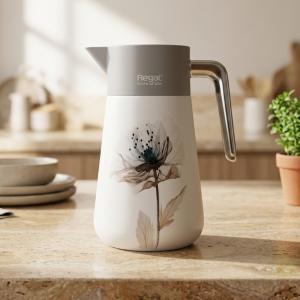 Regall1.0Ltr. D W S/S V-Jug [3-Decors Assorted] MS Department Store Oman