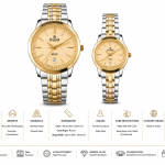 Sveston King Couple Two-Tone Analog Watch Set – Assorted MS Department Store Oman