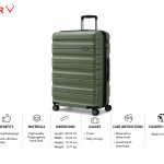 Antler Juno 2 Dlx Trolley 4W S   - 20" Forest Green MS Department Store Oman