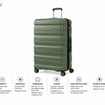 Antler Juno 2 Dlx Trolley 4W S   -28" Forest Green MS Department Store Oman