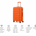 Antler Juno 2 Dlx Trolley 4W S   -28" Orange MS Department Store Oman