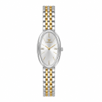 Ferro Women's Two-Tone Oval Analog Watch with Crystal Hour Markers & Stainless Steel Bracelet MS Department Store Oman