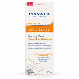 Mavala Swiss Skin Solution Skin Vitality Sleeping Mask Baby Skin Radiance 65 Ml