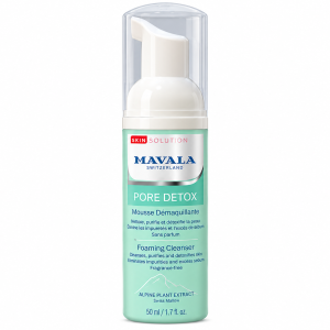 Mavala Swiss Skin Solution Pore Detox Perfecting Purifying Foaming Cleanser 50Ml
