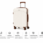 Pierre Cardin Venice Pc Trolley S   20" White MS Department Store Oman