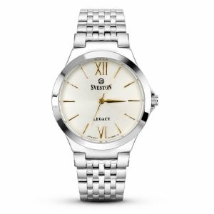 Sveston Legacy Classic Analog Watch with Stainless Steel Bracelet MS Department Store Oman