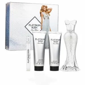 Paris Hilton Platinum Rush EDP-100ml + EDP 10ml + Body Lotion 90ml + Shower Gel 90ml  (Women) MS Department Store Oman